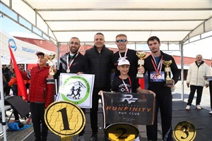 Aksaray Üniversitesinde Cumhuriyet Bayramı coşkusu koşuyla taçlandı