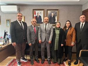  ASÜ Rektörü Arıbaş’tan Komrat  Başkonsolosu Adnan Hayal’e ziyaret